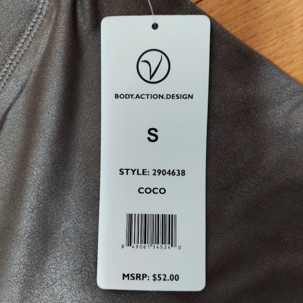 Athletica Vogo Brown Leggings Women's Yoga Pants Small Athletica‎ Coco New - Picture 8 of 11